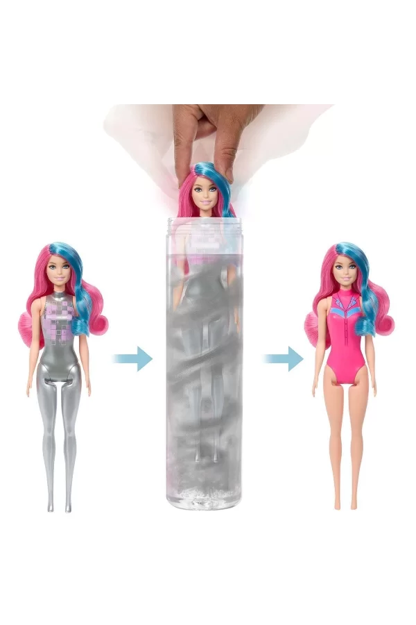 Jcp01 Barbie Color Reveal - Renk Değiştiren Sürpriz Barbie Disco Star Serisi
