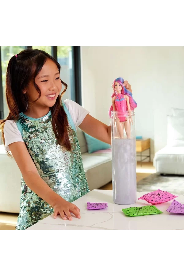 Jcp01 Barbie Color Reveal - Renk Değiştiren Sürpriz Barbie Disco Star Serisi