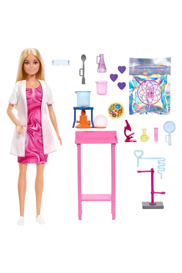 Jcr70 Barbie Kariyer Oyun Setleri - Bilim Uzmanı Ve Aksesuarları