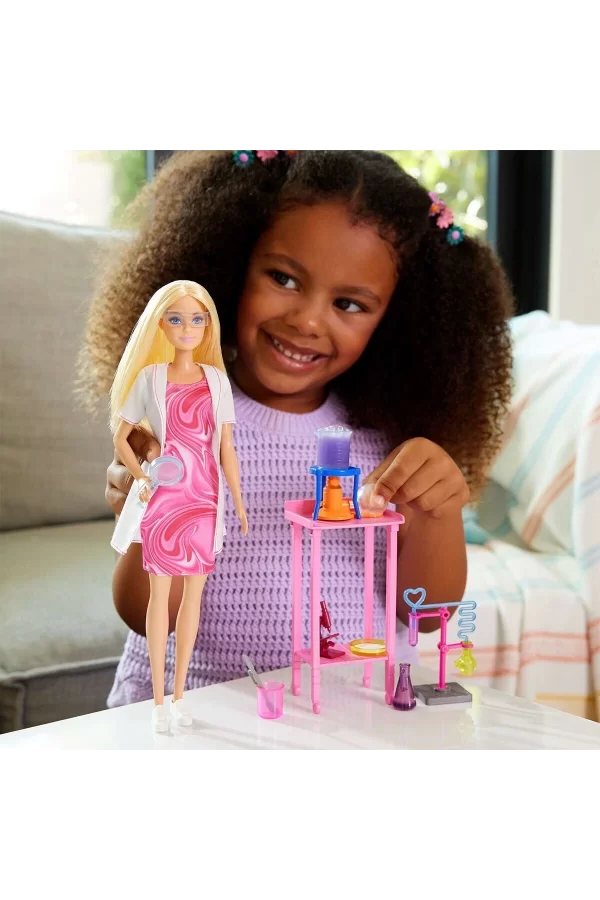 Jcr70 Barbie Kariyer Oyun Setleri - Bilim Uzmanı Ve Aksesuarları