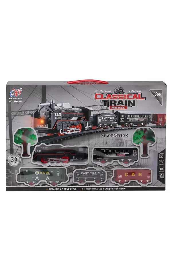 Jhx6687 Sesli Işıklı Tren 26 Parça