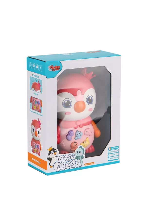 Jlg-855-115a Işıklı Ve Müzikli Penguen Pianosu -vardem Oyuncak