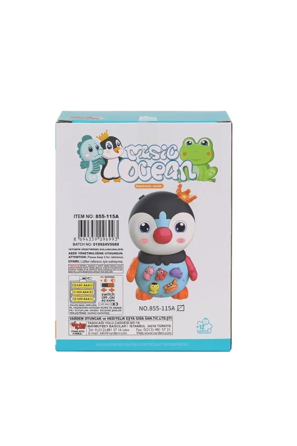 Jlg-855-115a Işıklı Ve Müzikli Penguen Pianosu -vardem Oyuncak