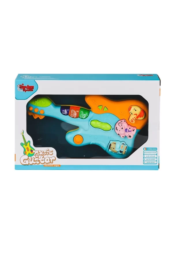 Jlg-855-34a Işıklı Ve Müzikli Gitar Bebek Pianosu -vardem Oyuncak