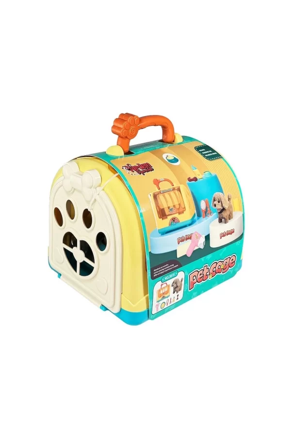 Jnd-3615 Taşıma Çantalı Hareketli Pilli Köpek Set (pet Shop) -vardem Oyuncak