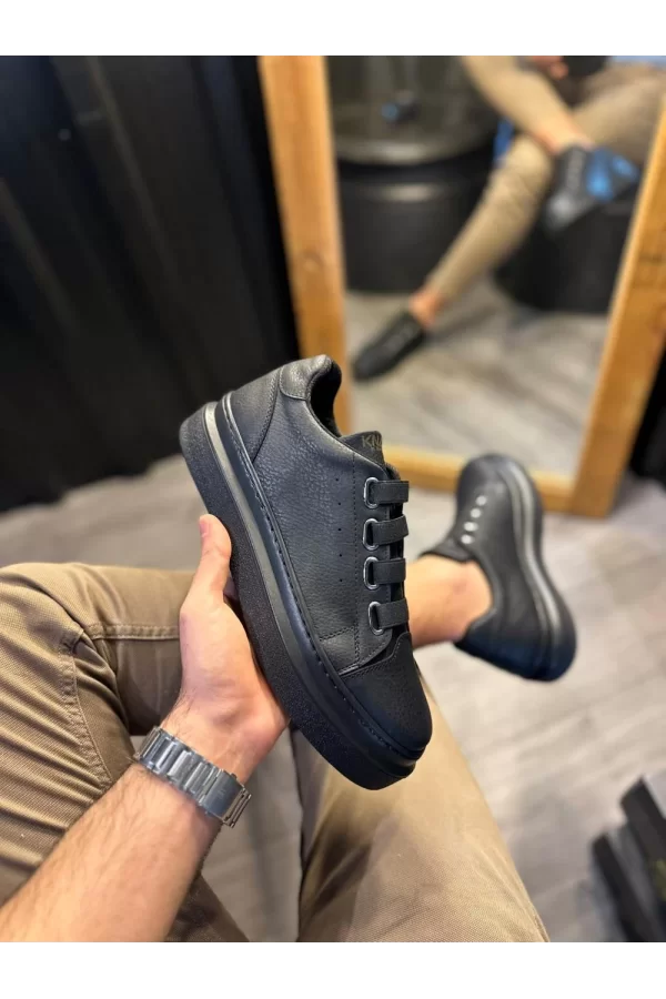 K&A Günlük Ayakkabı 521 Siyah (Siyah Taban)