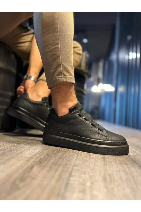 K&A Günlük Ayakkabı 521 Siyah (Siyah Taban)