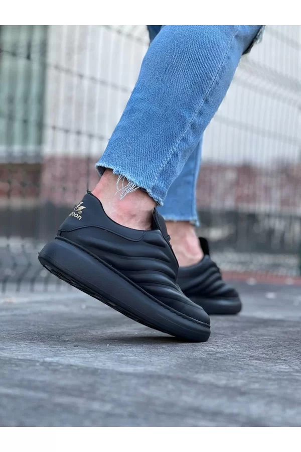 K&A  KA094 Kömür Cilt Erkek Casual Ayakkabı