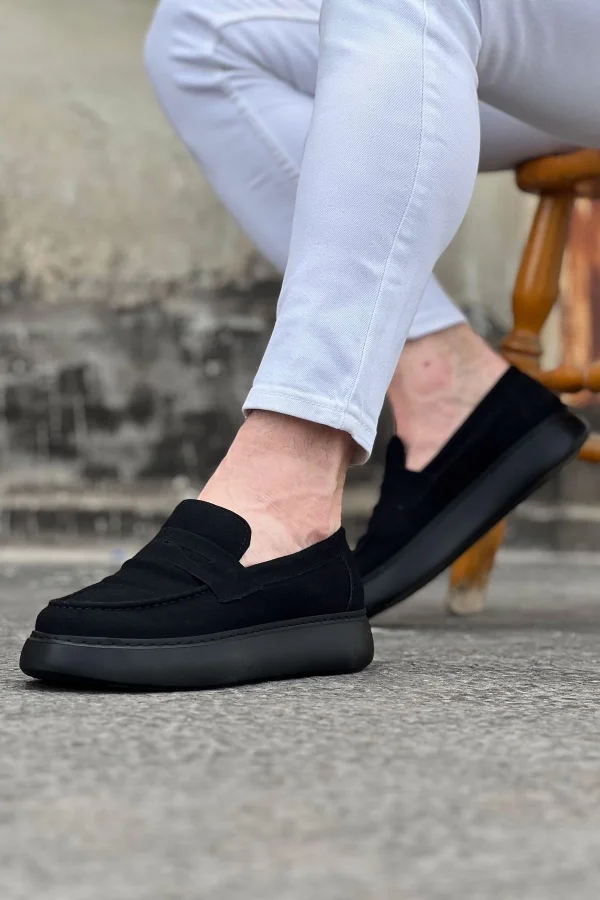 K&A  KA161 Kömür Süet Erkek Casual Ayakkabı