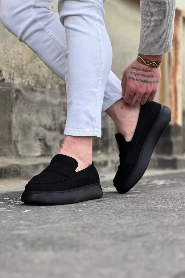 K&A  KA161 Kömür Süet Erkek Casual Ayakkabı