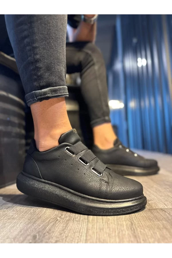 K&A Sneakers Ayakkabı 889 Siyah (Siyah Taban)
