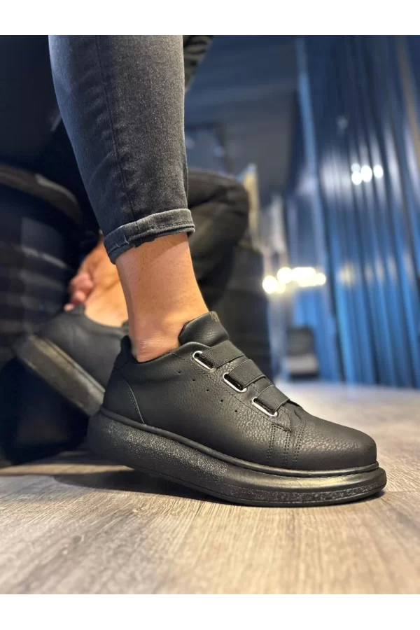 K&A Sneakers Ayakkabı 889 Siyah (Siyah Taban)