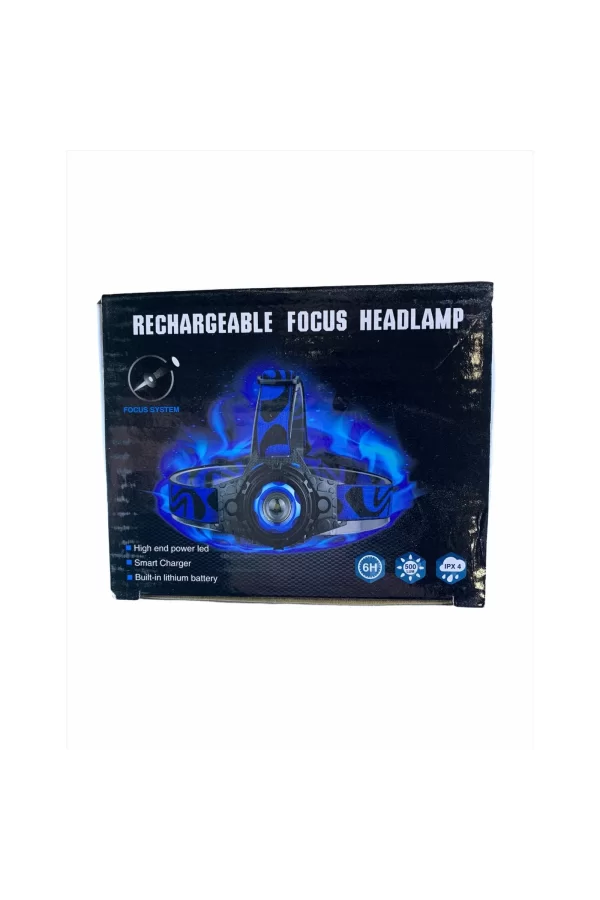 Kafa Feneri Şarjlı 200 Metre Menzilli