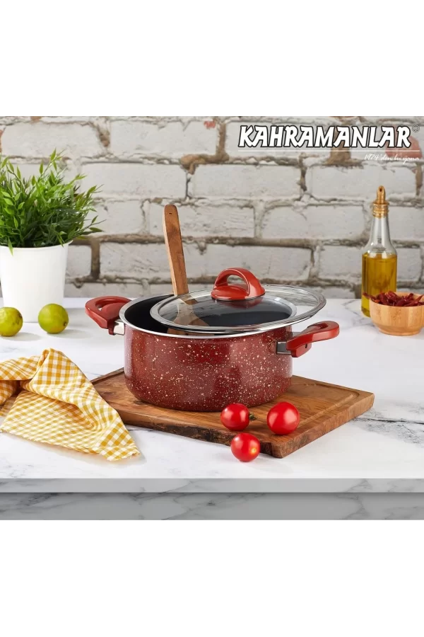 Kahramanlar Kiremit Derin Tencere 26cm