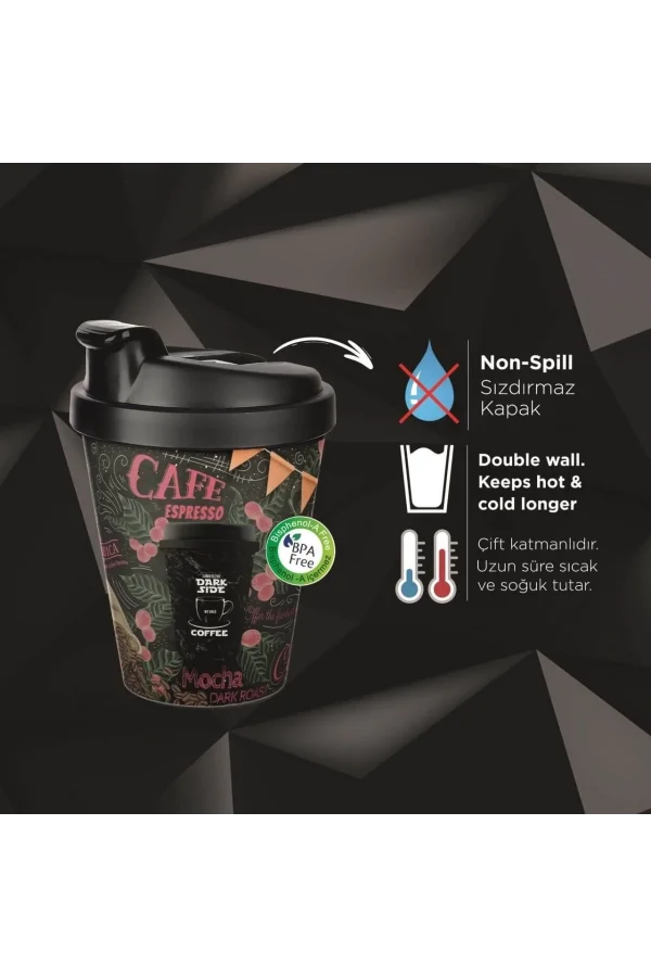 Kahve Bardağı - Termoslu 400ml - 13,5 Oz
