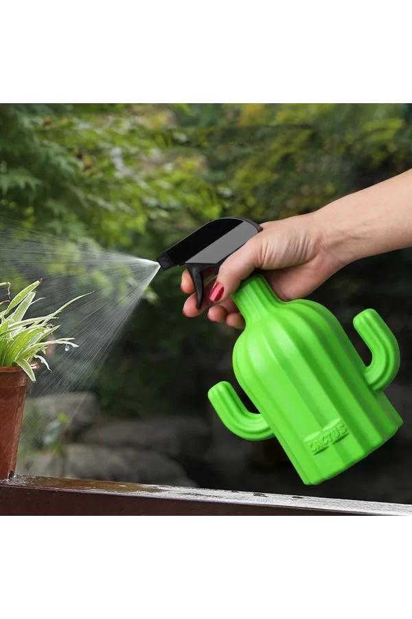 Kaktüs Görünümlü Plastik Bitki Sulama Mutfak Temizleyici Sprey Püskürtücü 1000 Ml