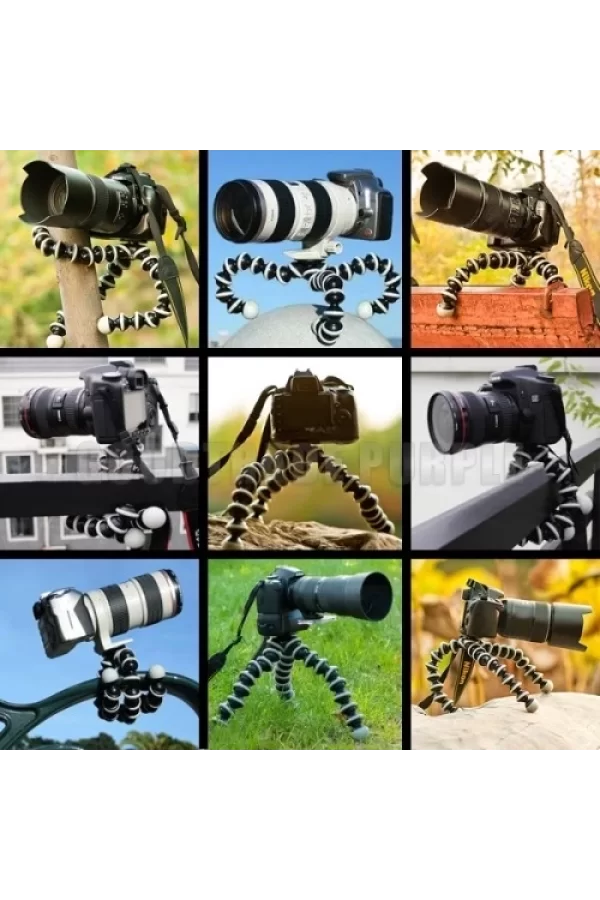 Kamera Cep Telefonu Için Tripod Küçük Ahtapot Tripod