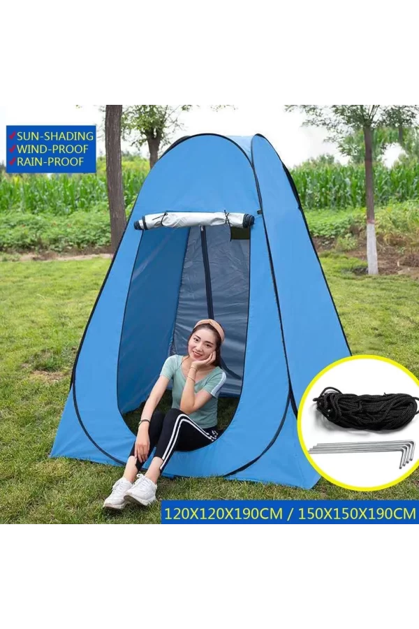 Kamp Alanı Duş Giyinme Wc Çadırı Fotoğrafcı Prova Kabini 190x120x120