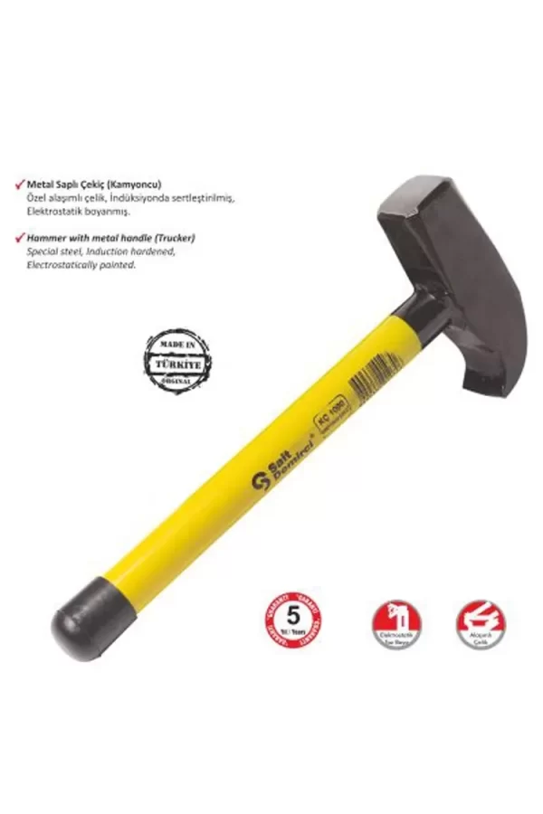 Kamyoncu Metal Saplı Çekiç 1000 Gr