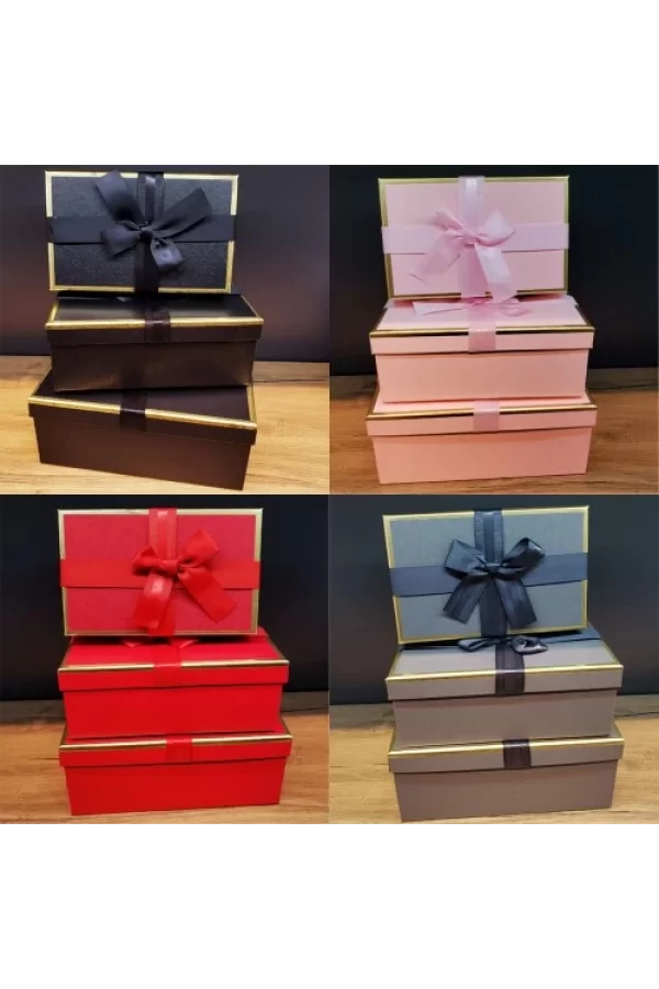 Kare Hediyelik 3Lü Kutu Set