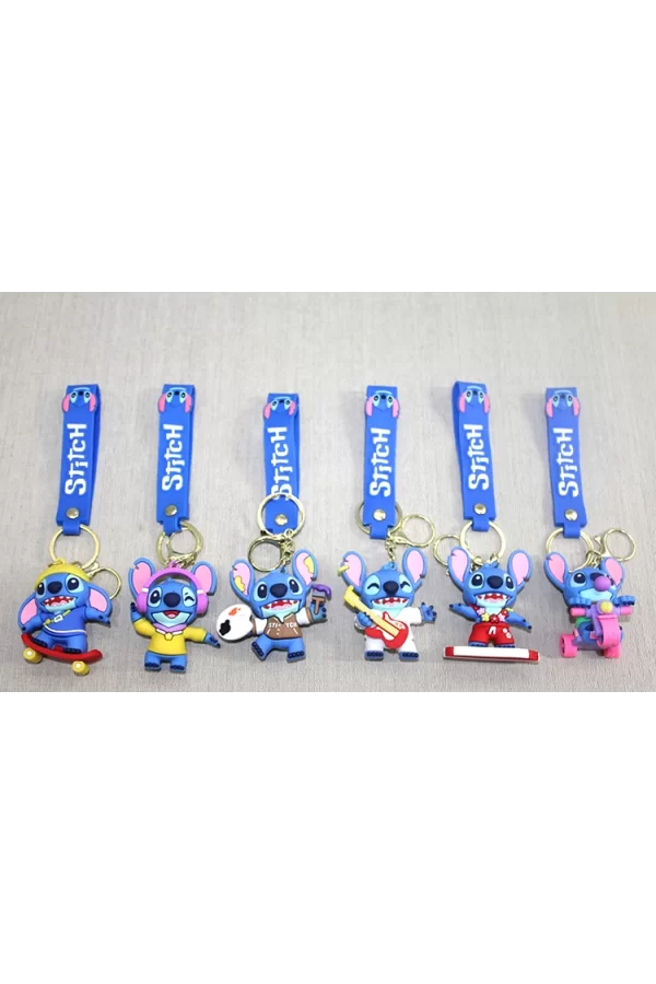 Karışık Stitch Silikon Anahtarlık