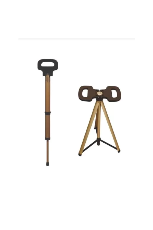 Katlanabilir Baston Tabure, Walking stick and portable stoo