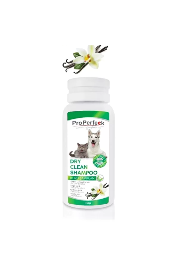 Kedi Köpek Kuru Toz Vanilyalı Kokulu Şampuan 150 gr