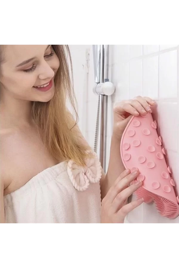 Kelebek Model Vantuzlu Ayak Duş Matı Silikon - Masaj Pedi