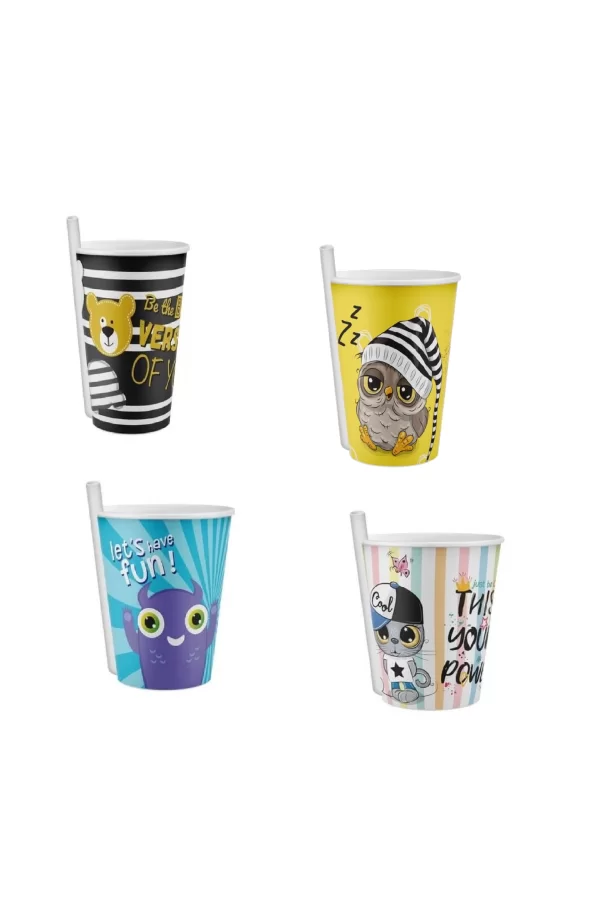 Kendinden Pipetli Bardak 400 Ml (1 Adet )