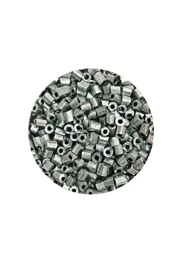 Kesme Cam Boncuk 2mm - 20 Gram - Mat Gümüş -BNC333
