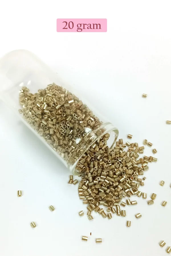 Kesme Cam Boncuk 2mm - 4 Renk - Toplam 80 Gram - BNC436