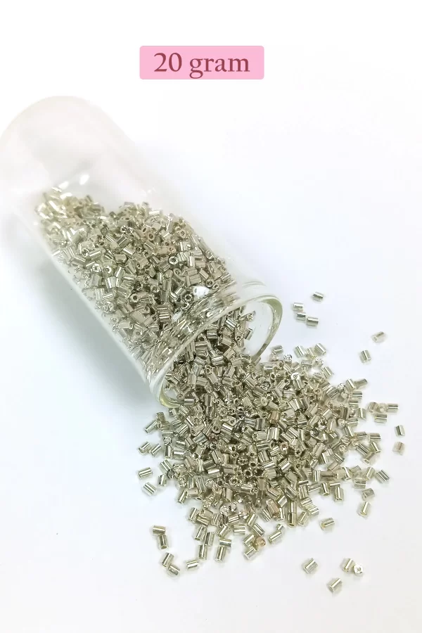 Kesme Cam Boncuk 2mm - 4 Renk - Toplam 80 Gram - BNC441