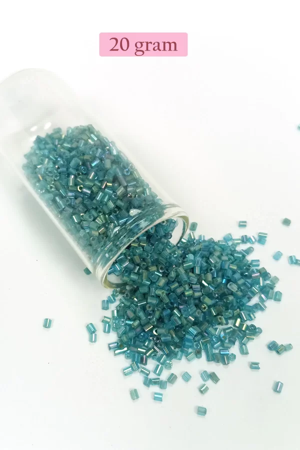 Kesme Cam Boncuk 2mm - 4 Renk - Toplam 80 Gram - BNC442