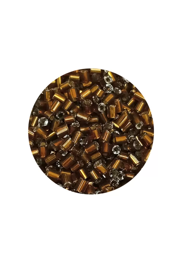 Kesme Cam Boncuk 2mm - 60 Gram - Koyu Kahverengi - BNC372