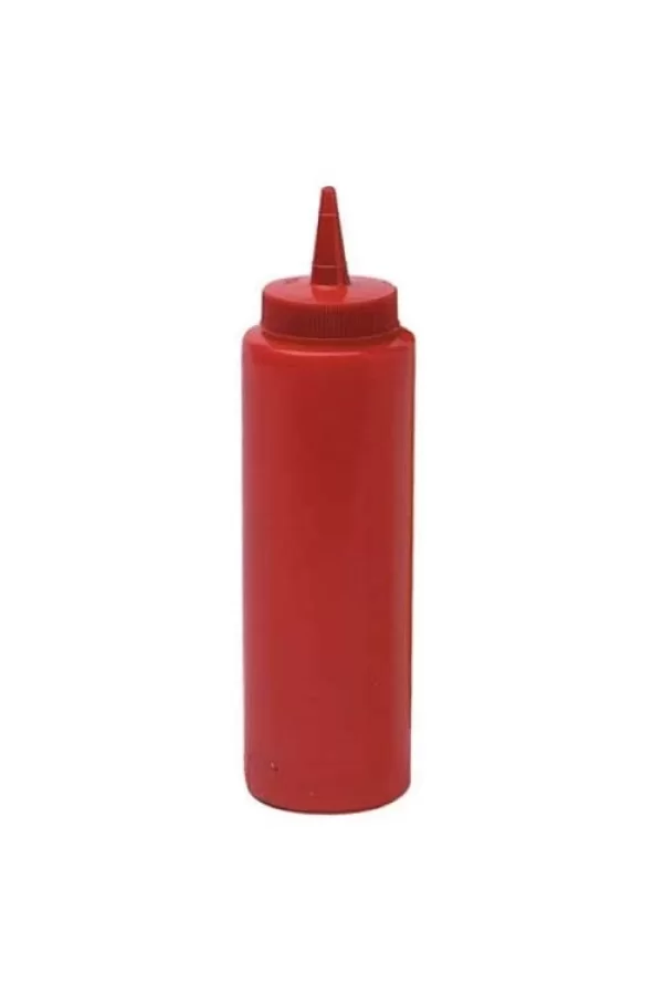 Ketçap Şişesi - 1000ml Dev Boy Kırmızı