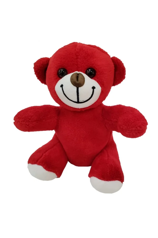 Kırmızı Peluş Oyuncak Ayıcık