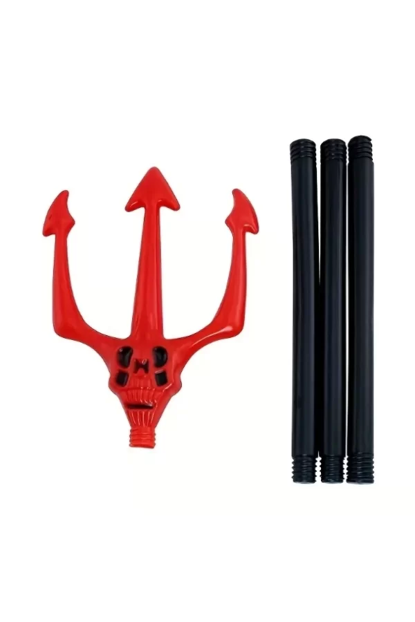 Kırmızı Renk Halloween Cadılar Bayramı Çatal 107 Cm
