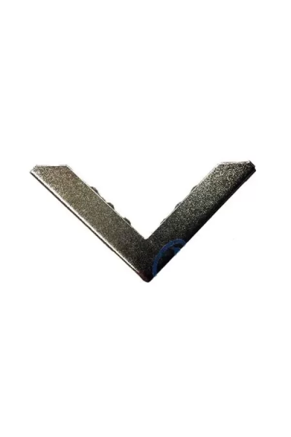 Kitap, Kapak, Menü, Albüm Köşesi, Büyük - 23x40mm, Nikel, 10 Adet