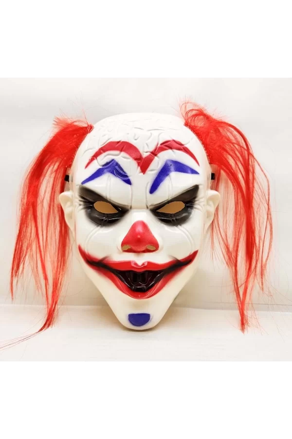 Kızıl Saçlı Joker Palyaço Maskesi
