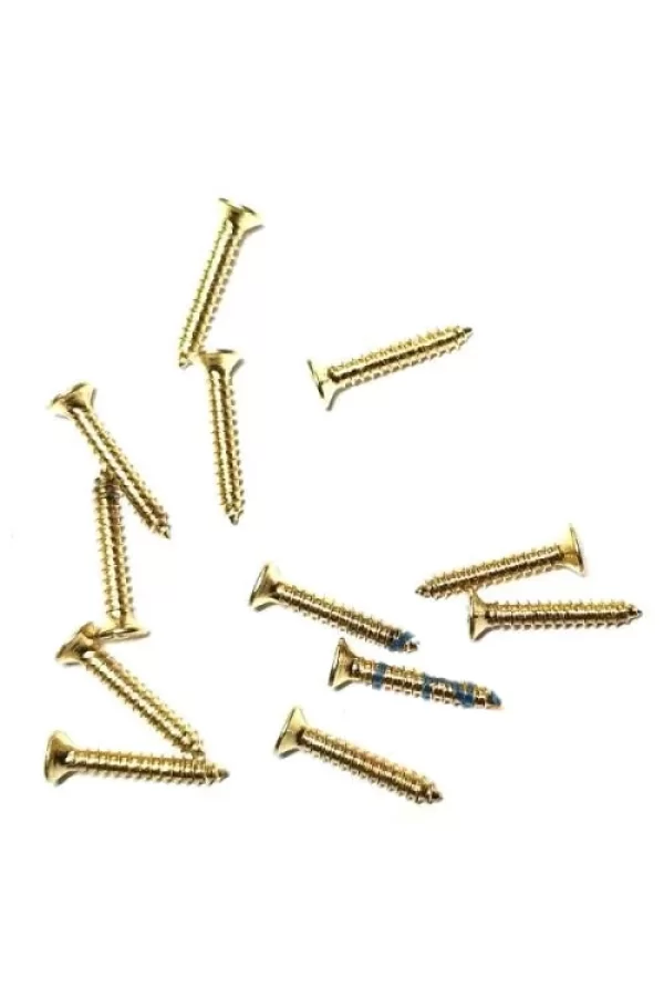 Klips, Menteşe, Ayak, Ağaç, Sunta Vidası 2,2x13 Mm - Sarı 100 Adet