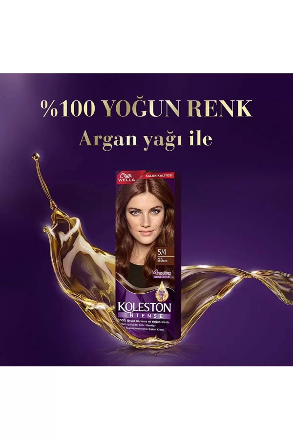 Koleston Intense Saç Boyası 5/4 Açık Kestane - Salon Kalitesi