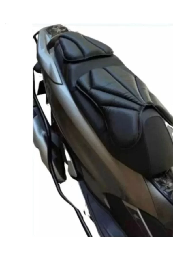 Luz&Pos Konfor Sele Motosiklet Üniversal Koltuk Konfor Sele Deri - Siyah