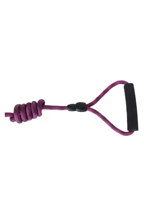 Köpek Göğüs Tasma Seti Dalga Desenli 2 cm*40-58 cm Mor-Pembe