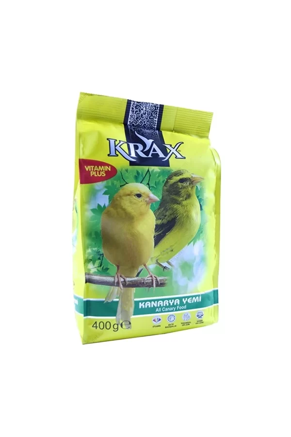 Krax Vitaminli Kanarya Kuş Yemi 400 Gr