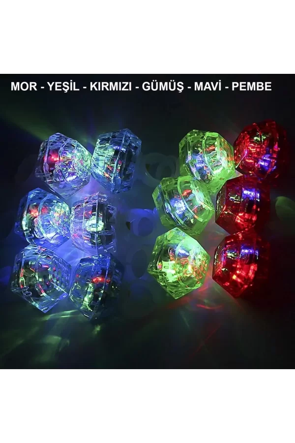 Kristal Led Parti Yüzük Seti (639lı)