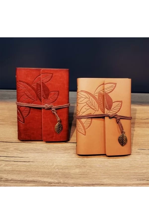 Küçük Boy Retro Deri Defter