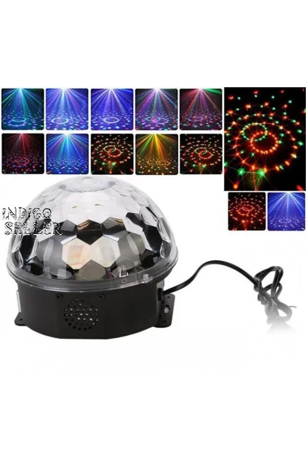 Kumandalı Kristal Led Rgb Disko Topu