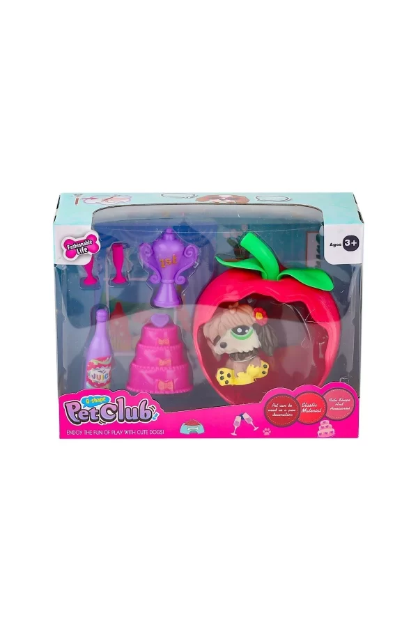 Kzl-cl2103 1-4  Elmalı Pet Star Oyun Seti -kızılkaya Oyuncak