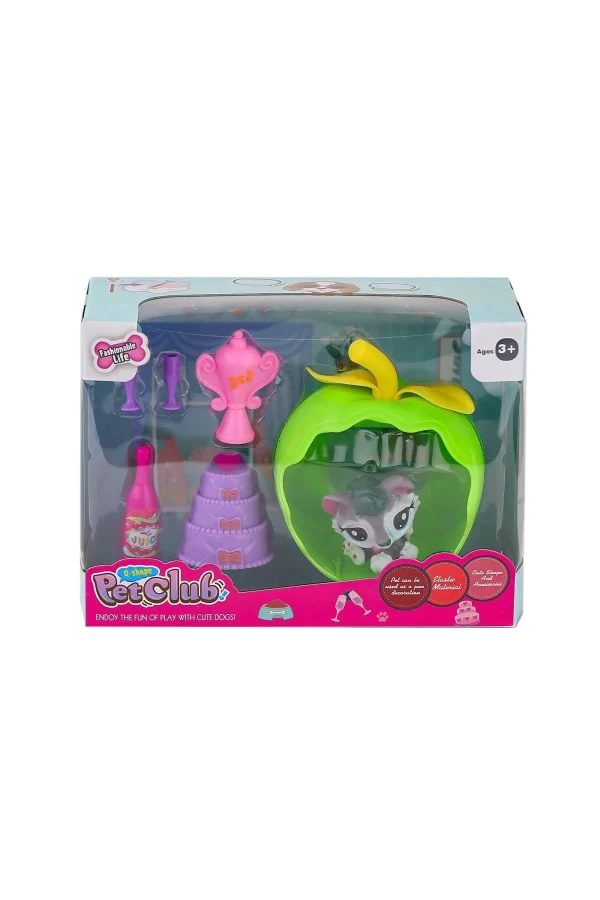 Kzl-cl2103 1-4  Elmalı Pet Star Oyun Seti -kızılkaya Oyuncak