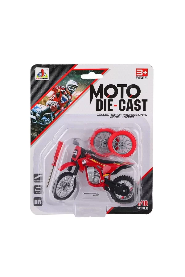 Kzl-ds927 Motorsiklet Dıy Tornavidalı 1:18 -kızılkaya Oyuncak